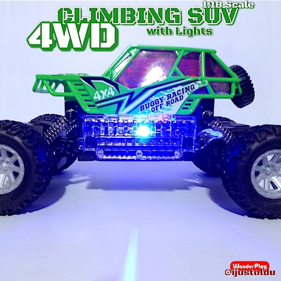 Wonder Play Remote Controlled Climbing SUV with 4WD & 3D Lights | Rechargeable - Picture 15 of 17